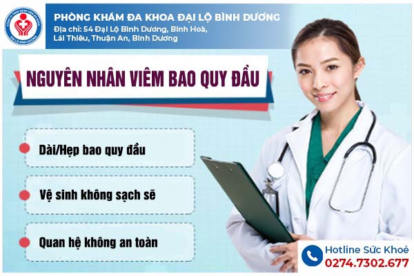 Nguyên nhân viêm bao quy đầu nam giới cần biết